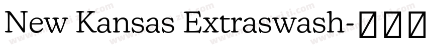 New Kansas Extraswash字体转换